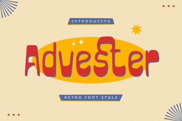 Advester: A Retro Font That Brings the 80s Vibe to Modern Design