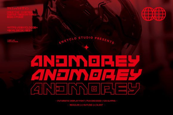 Andmorey: The Futuristic Display Font That Elevates Your Creative Projects
