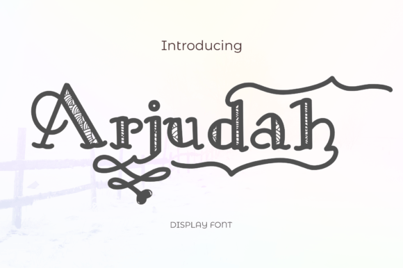 Arjudah: A Modern Handwriting Design for Creative Expression