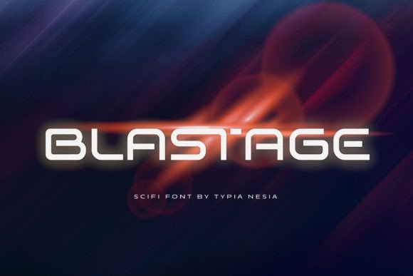 Blastage: A Futuristic Font for Modern Design