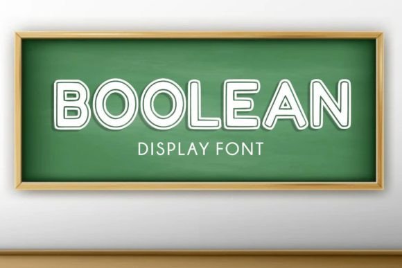 Boolean: A Stylish and Functional Font for Creative Expression