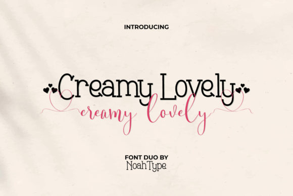 Creamy Lovely: Elegant Typography for All