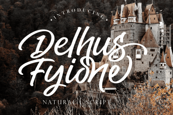 Delhus Fyione: A Bold and Natural Typographic Choice