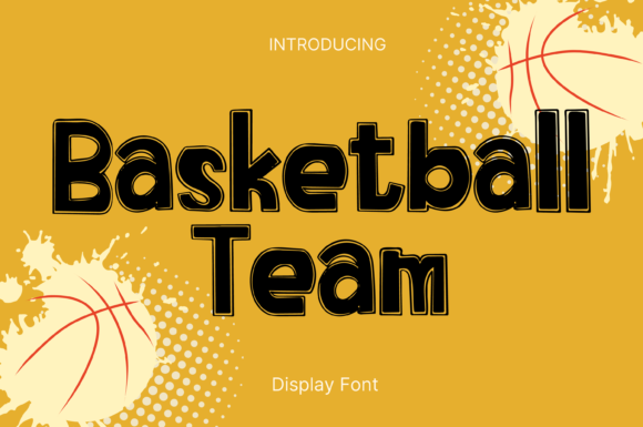 Exploring the Basketball Team Font