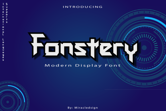 Fonstery: A Modern Font for Bold Design