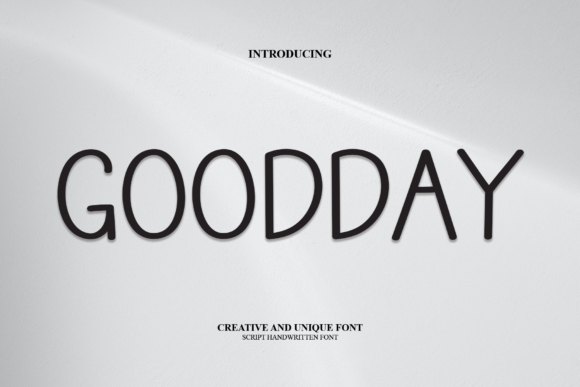Goodday: A Charmed and Effective Display Font for Strategic Branding and Creative Projects