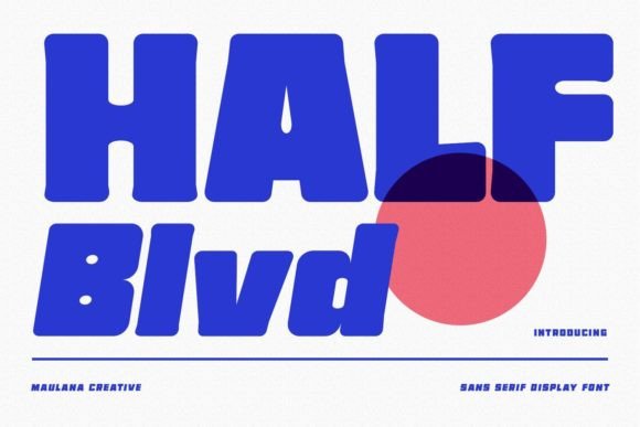 Half Blvd: A Strategic Font for Modern Design and Communication