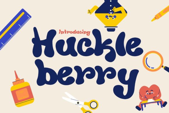 Huckleberry: A Retro Font with Modern Appeal