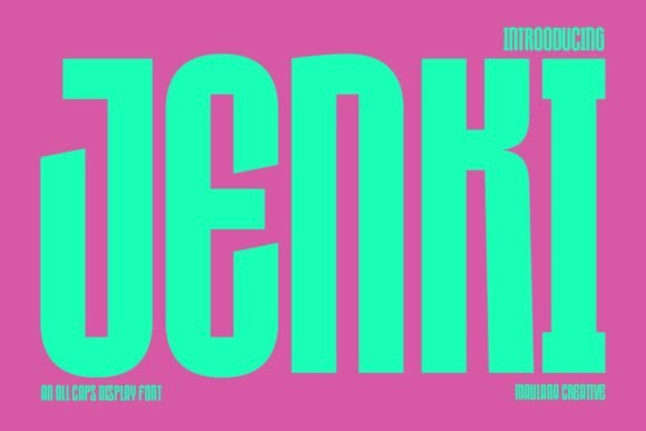 JENKI: A FRESH, FUN, AND FLEXIBLE FONT FOR CREATIVE PROJECTS