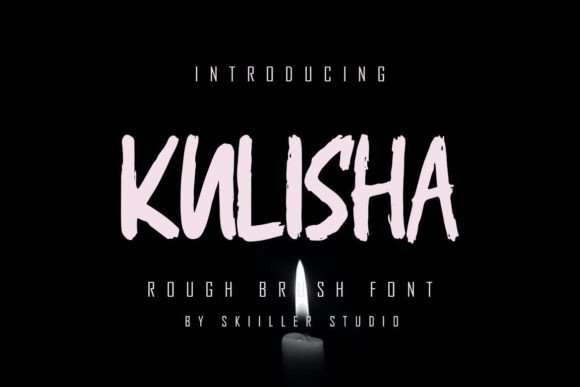 Kulisha: A Bold Brush Font for Creative Impact