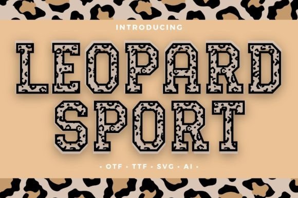 Leopard Sport: A Unique Display Font for Creative Projects