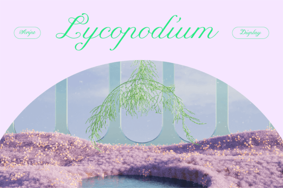 Lycopodium: A Unique Display Font with Natural Elegance