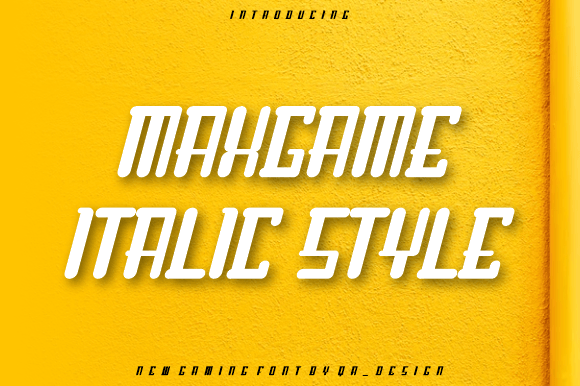 Maxgame: A Bold and Authentic Display Font for Gaming and Branding