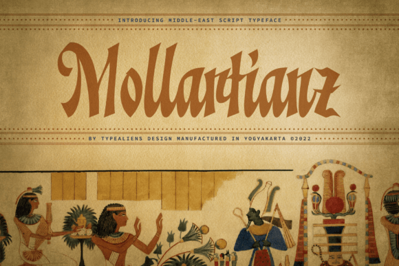 Mollartianz: A Vintage-Inspired Display Font for Modern Designers