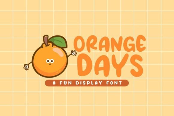Orange Days: A Playful Font for Creative Expression
