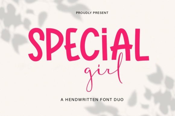 Special Girl: A Bold, Creative Font