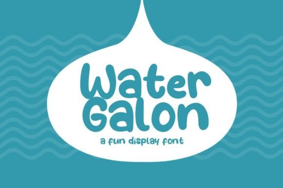 Water Galon: A Playful Font for Creative Projects